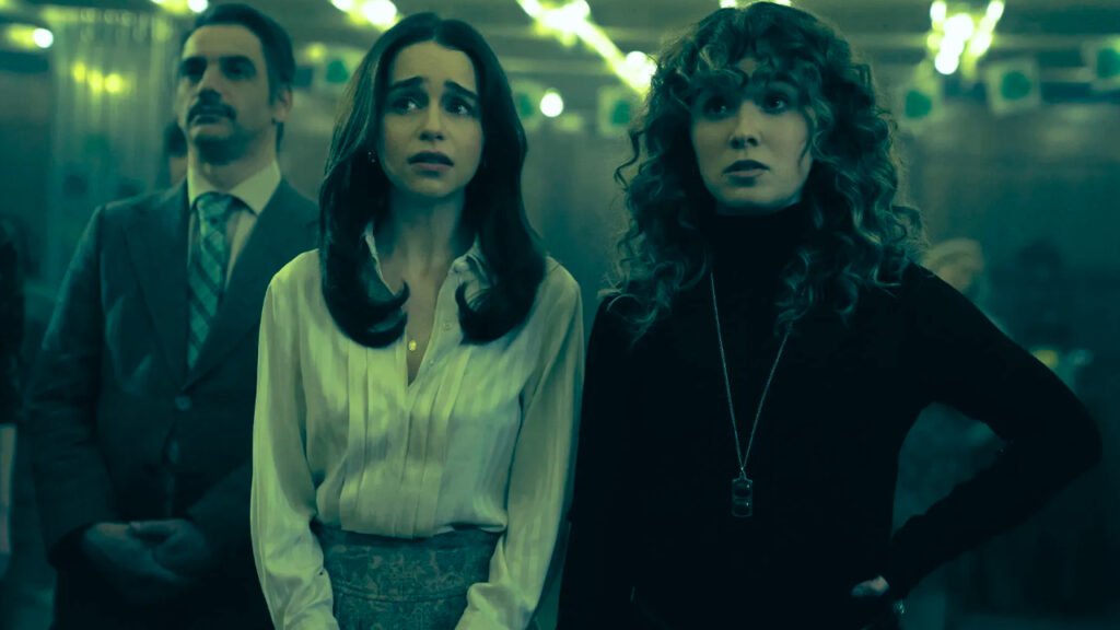 Emilia Clarke and Haley Lu Richardson 