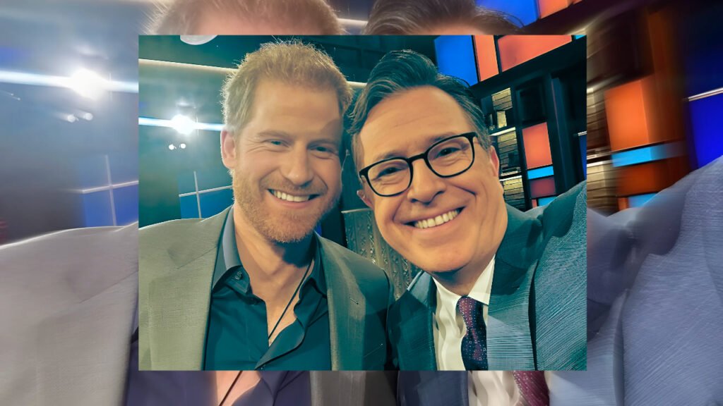 Prince Harry Surprises Stephen Colbert 
